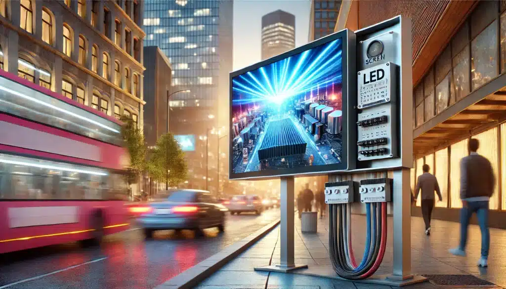 Wat zijn de energievereisten voor een buiten LED scherm?