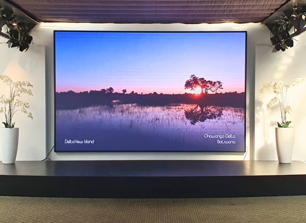 Kasteel Wittenburg LED scherm