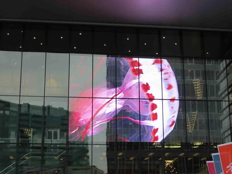 Doorzichtig LED screen