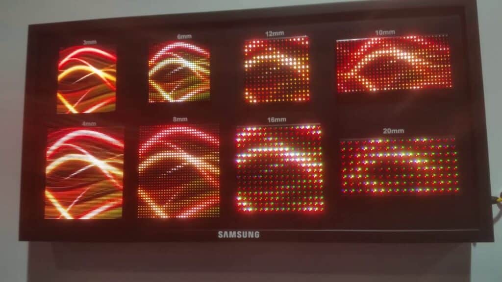 Pixel Pitch vergelijken