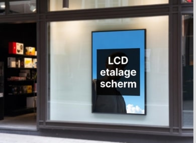 LCD Etalage Scherm