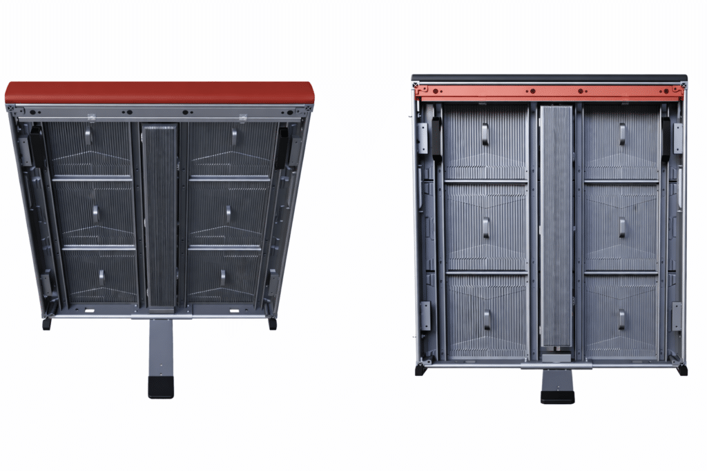 LED boarding met stootstrip