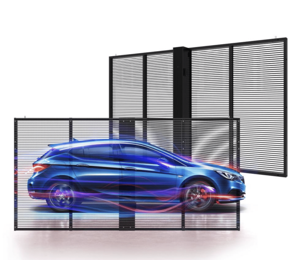 Transparant LED scherm